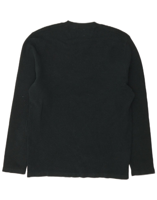 Zara Homme Top Manches Longues Coton Vert Moyen