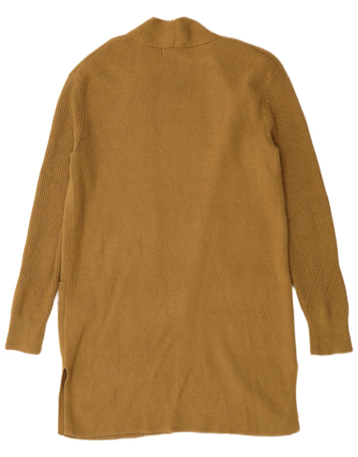 Marks & Spencer Pull cardigan ouvert long pour femme UK 12 Marron moyen