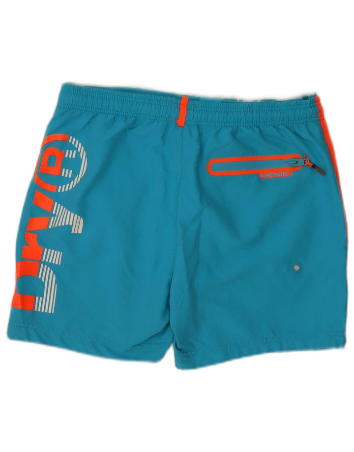 Superdry Short de Bain Graphic Regular Homme Bleu Colorblock