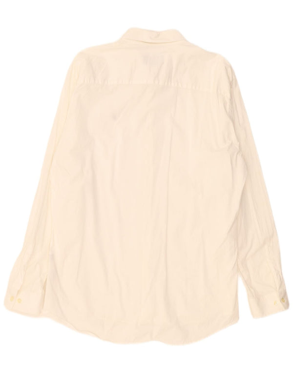 Marlboro Classics Chemise cintrée pour homme 2XL en coton blanc cassé