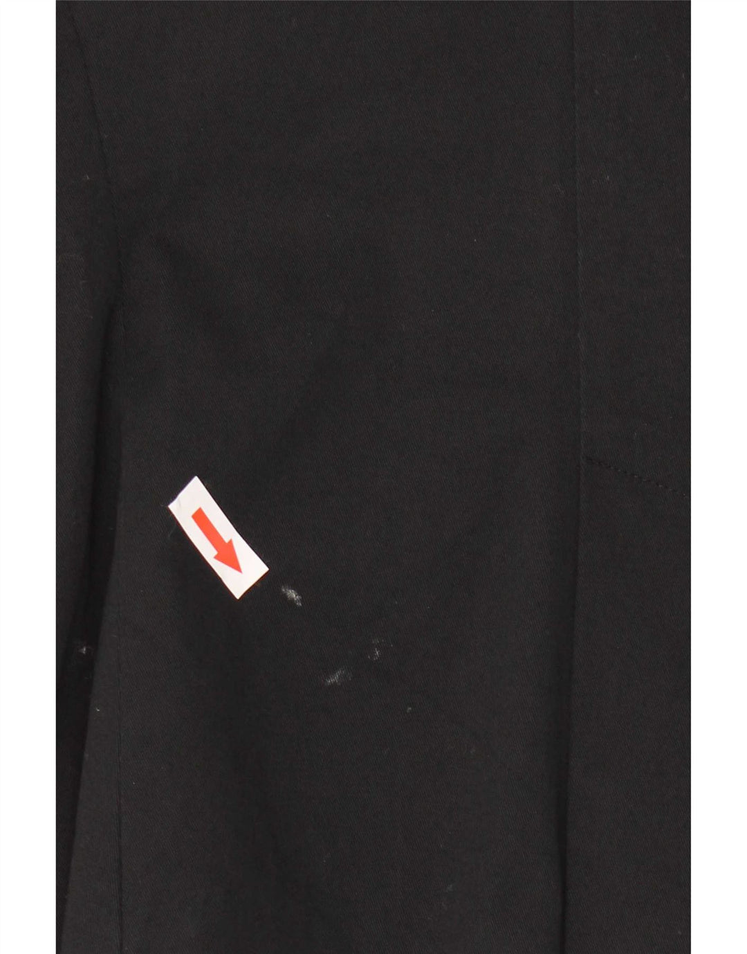 Zara Veste Blazer 1 Bouton Femme UK 12 Coton Noir Moyen
