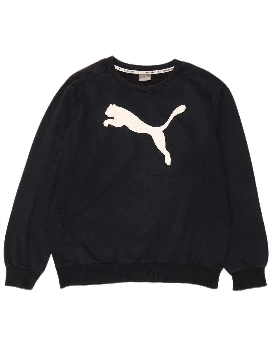 PUMA Sweat-shirt graphique pour hommes, grand, noir