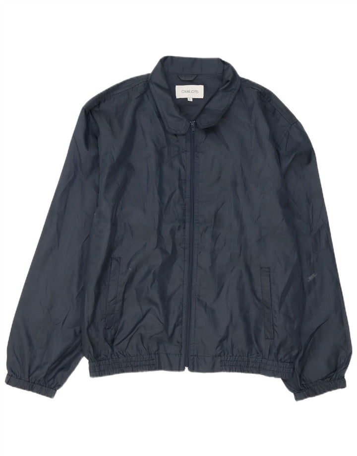 Oscar Jones Veste Bomber Homme UK 40 Large Bleu Marine