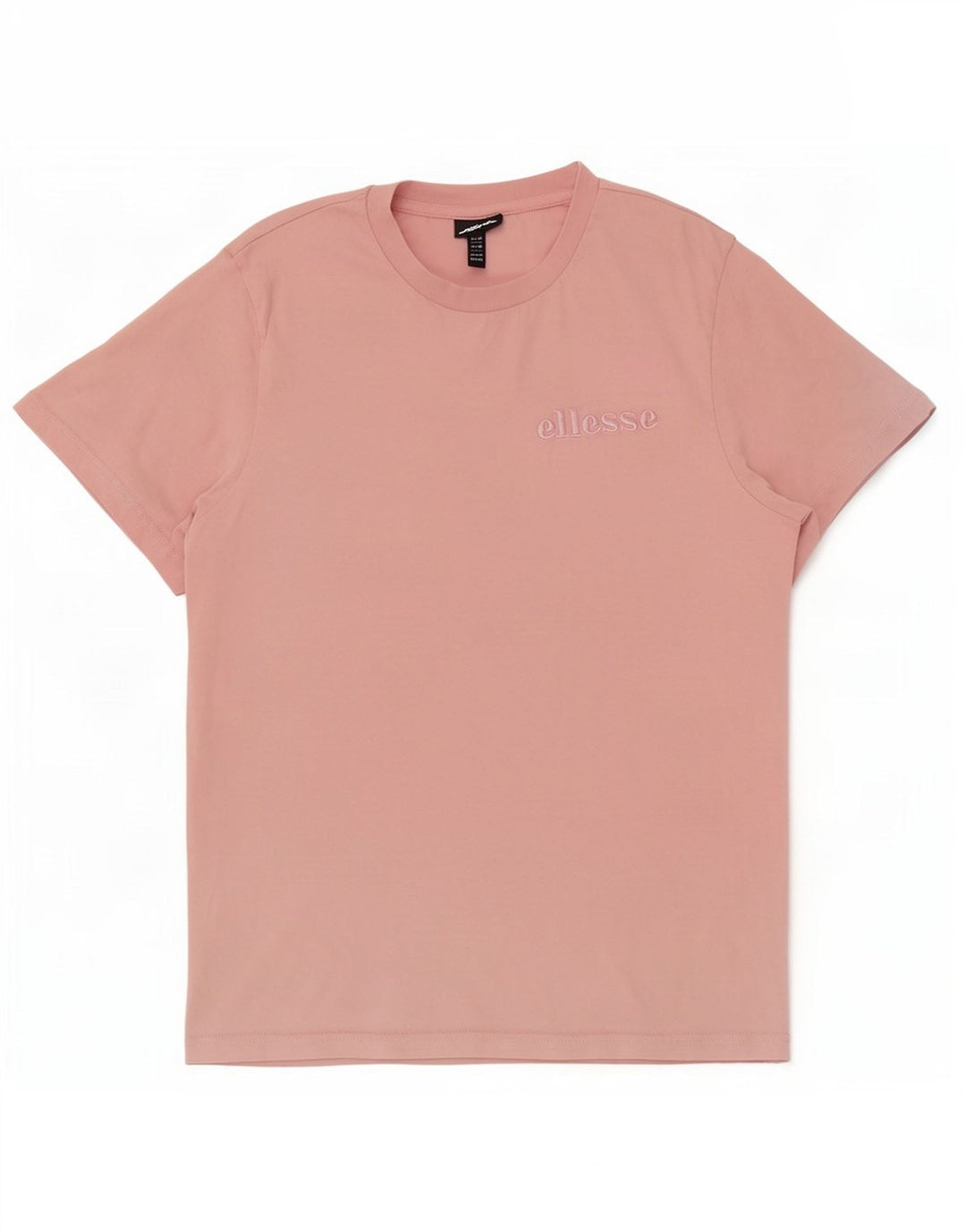 Ellesse Femme T-Shirt Top UK 14 Rose Moyen Coton