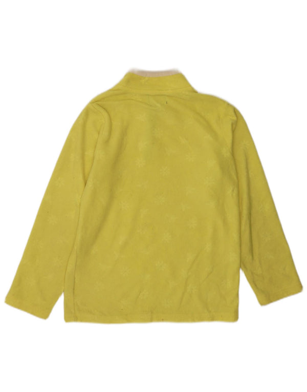 Mountain Warehouse Pull polaire à col boutonné pour garçon 12-13 ans Jaune Floral