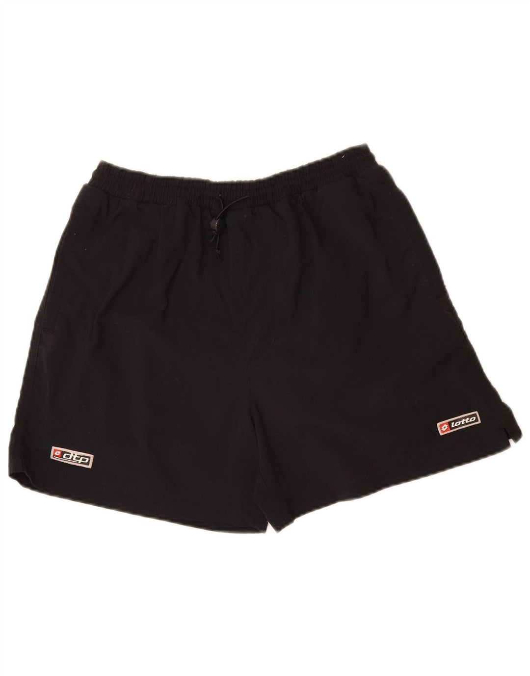 LOTTO Short de sport pour homme UK 38/40 Medium Noir Polyamide