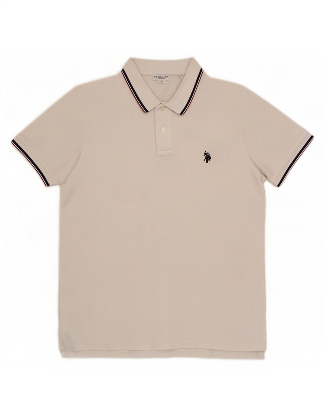 U.S. Polo Assn. Polo Homme Coton Blanc Moyen