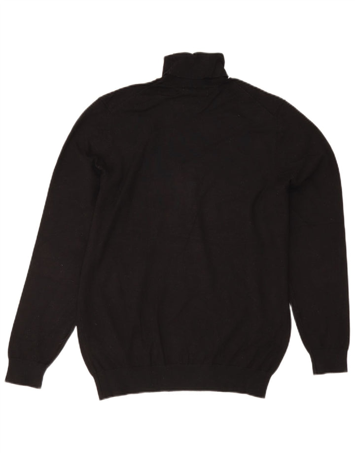 Zara Pull Col Roulé Homme Noir Moyen