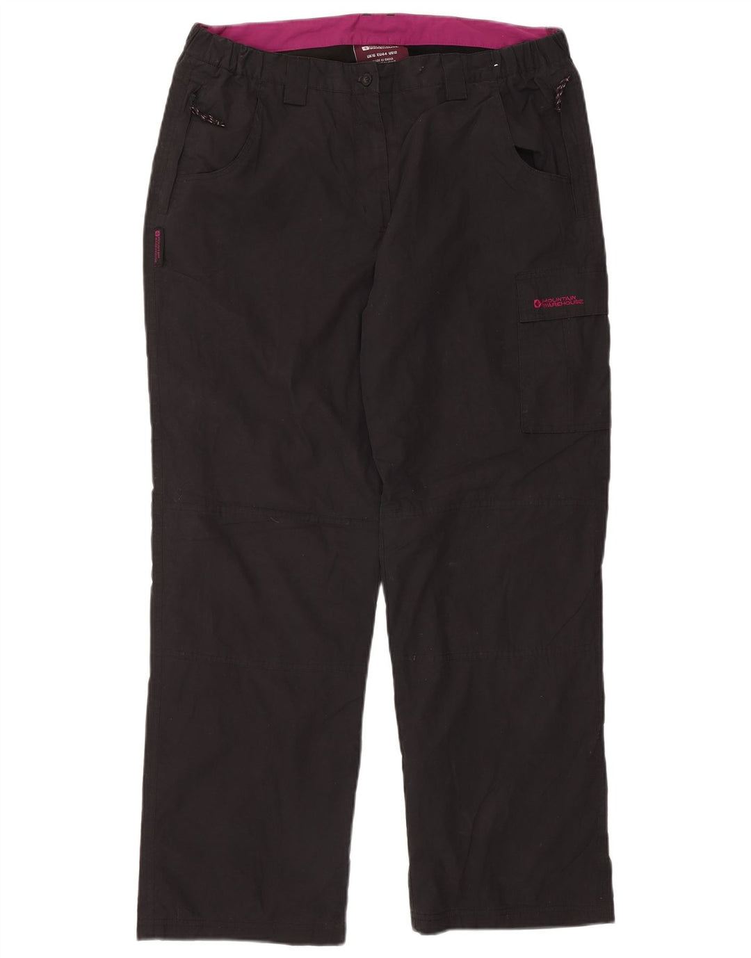 Mountain Warehouse Pantalon coupe-vent pour femme UK 16 Large W38 L30 Noir