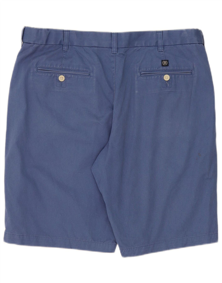 Marks & Spencer Short chino Blue Harbour W36 pour homme en coton bleu moyen