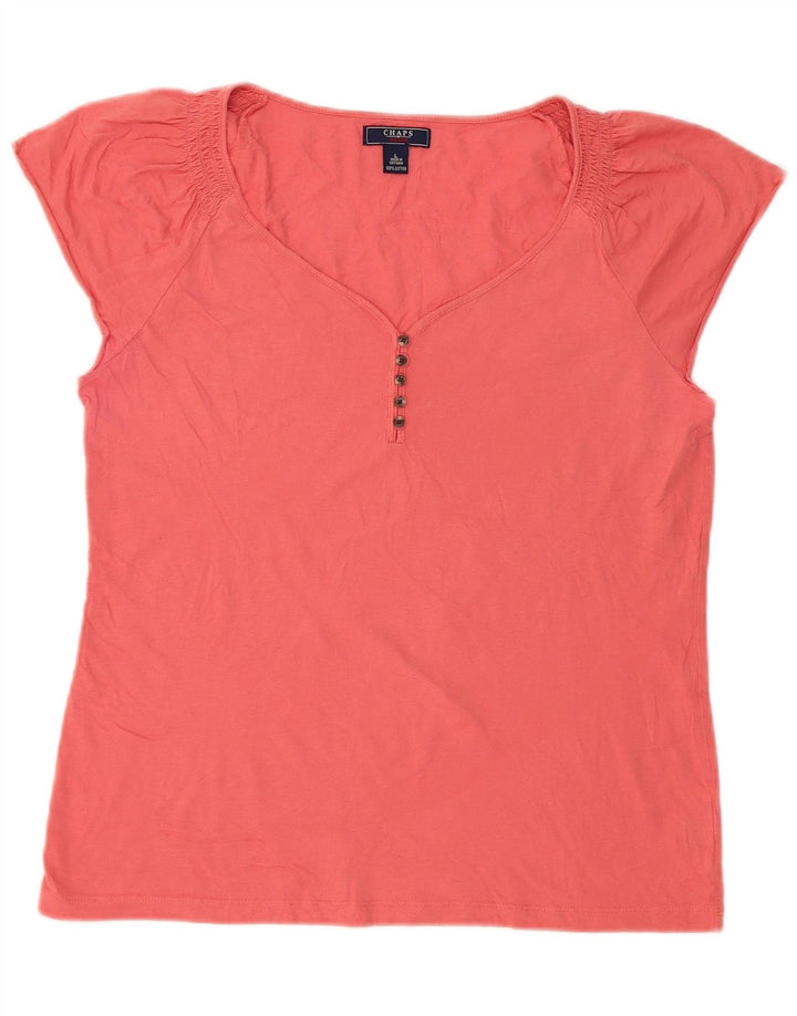 Chaps Chemisier Femme UK 44 Large Rose Coton