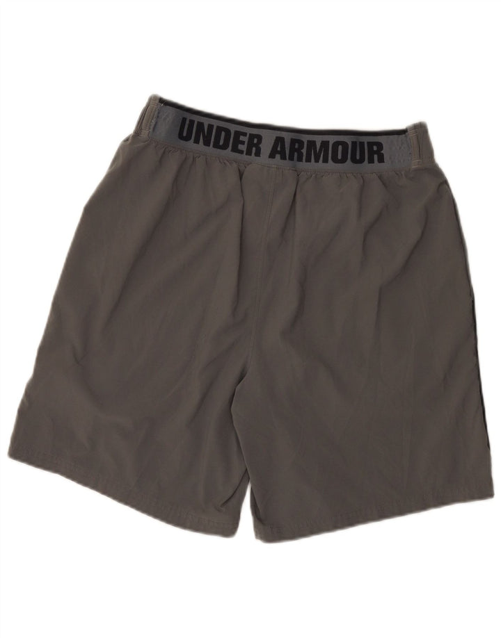 Under Armour Short de Sport Graphic Homme Gris Moyen