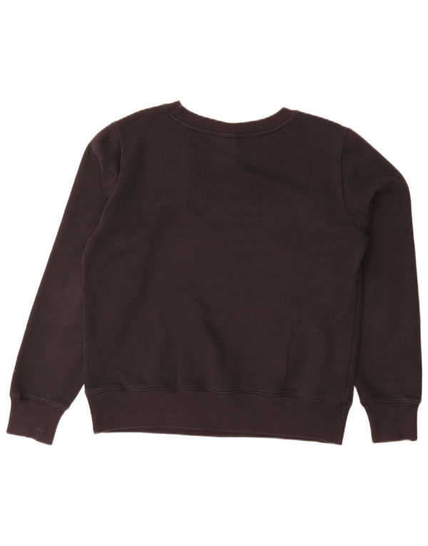 Champion Sweat-shirt graphique pour femme UK 16 Grand coton noir