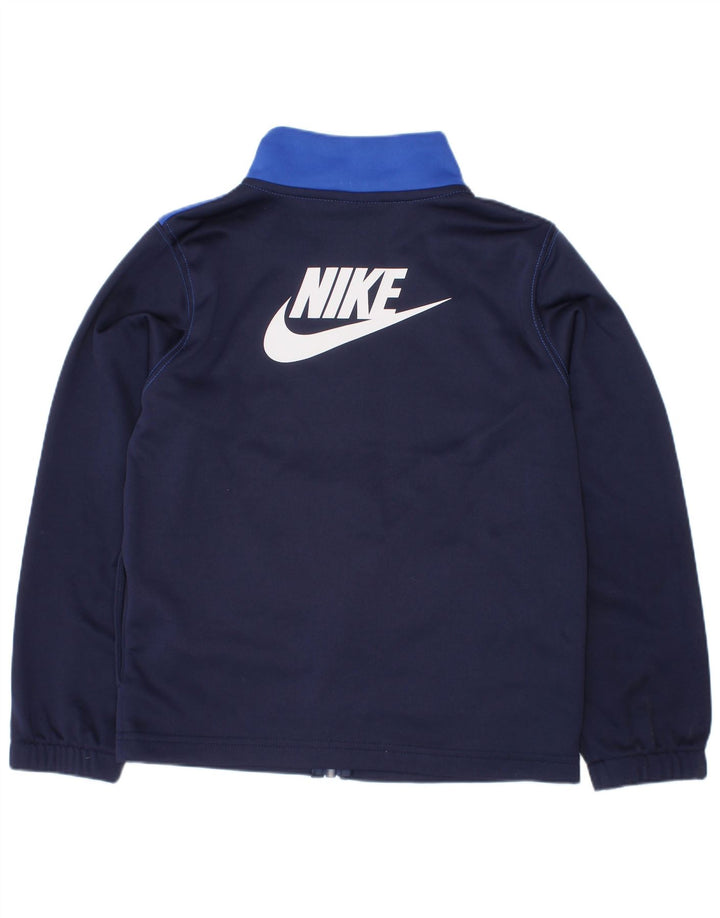 Nike Veste de survêtement pour garçon 6-7 ans Large Bleu Marine Colorblock