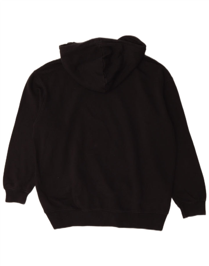 Nike Pull à capuche surdimensionné pour homme Petit coton noir