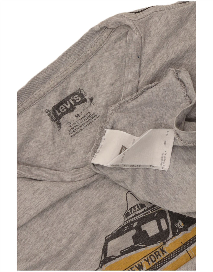 Levi's Tee-Shirt Graphique Homme Gris Moyen Flecked Cotton