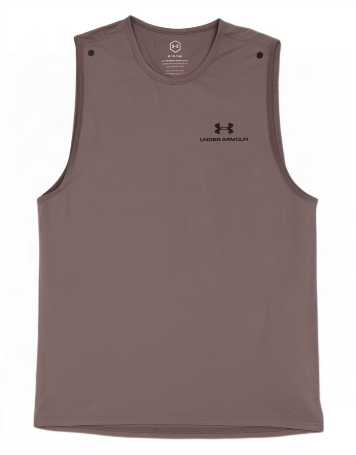 Under Armour Débardeur Homme Gris Moyen Polyester