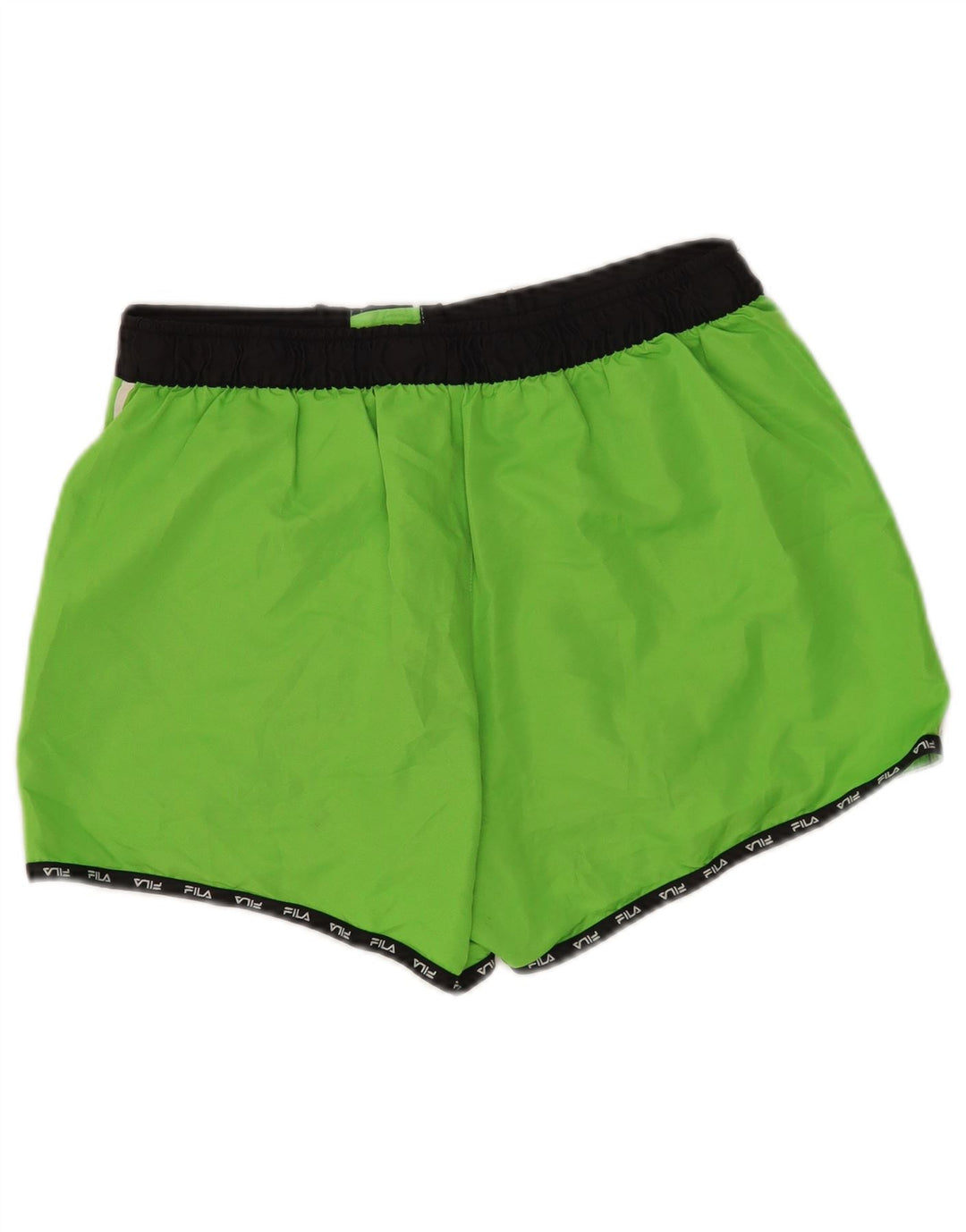 Fila Short de bain graphique pour femme UK 14 Large Vert Polyester