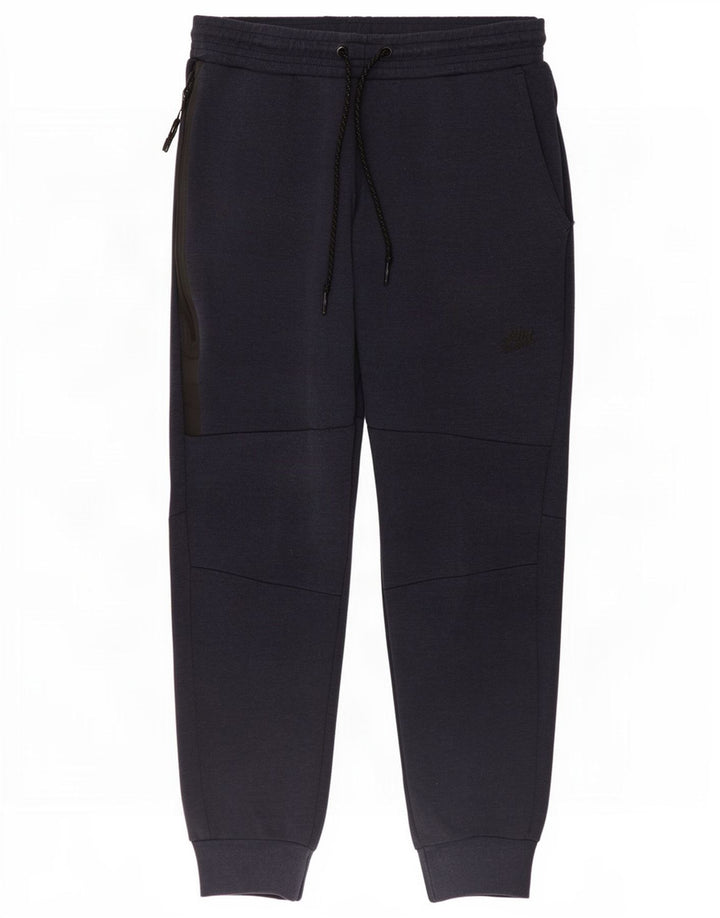 Nike Pantalon de survêtement pour homme en coton bleu marine moyen