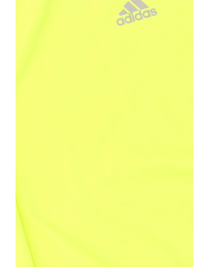 Adidas Homme Climalite T-Shirt Haut Jaune Moyen Polyester