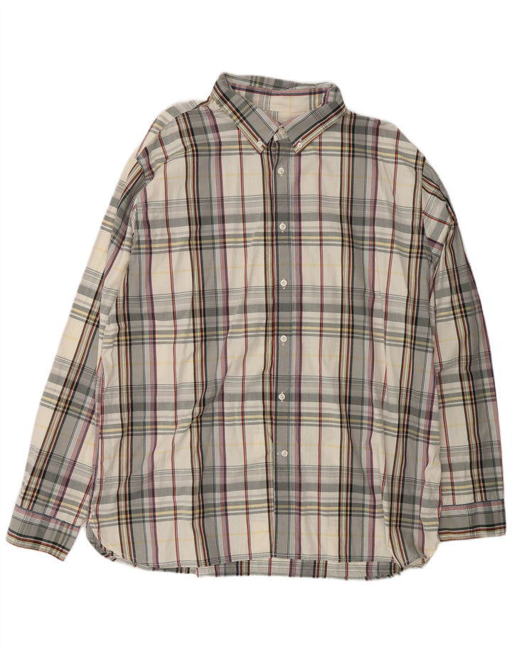 DOCKERS Chemise Homme 2XL Coton à Carreaux Multicolore