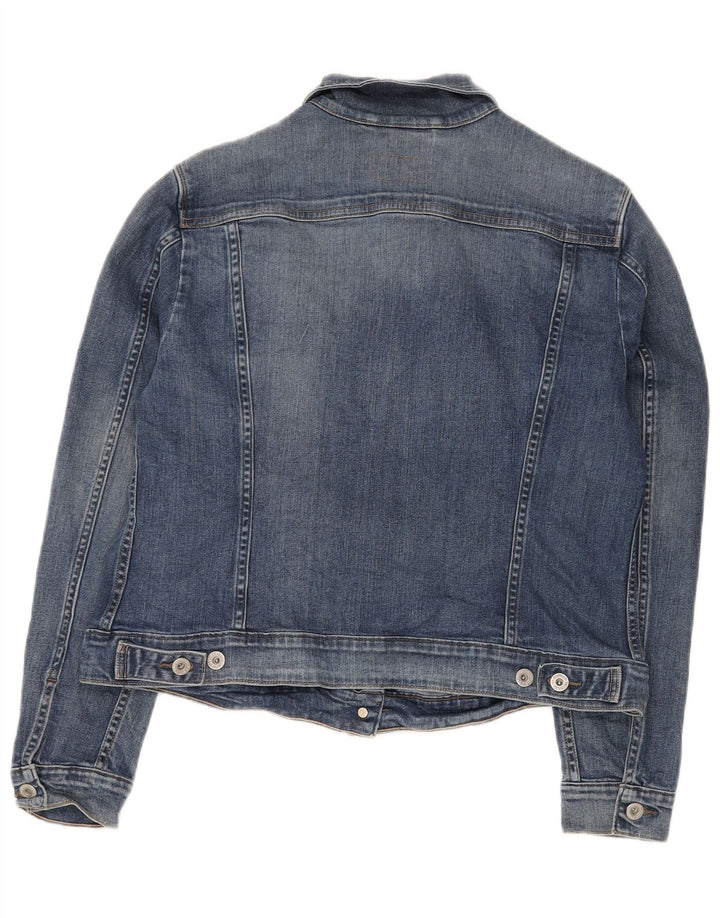 LEVI'S Veste en jean courte pour femme UK 18 XL Bleu Coton