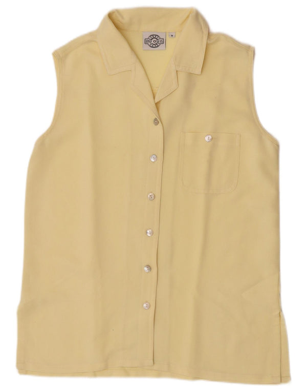 My Own Chemisier sans manches pour femme UK 42 Viscose jaune moyen