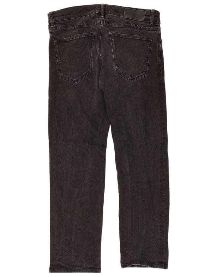 Hugo Boss Jean droit W32 L27 gris coton homme