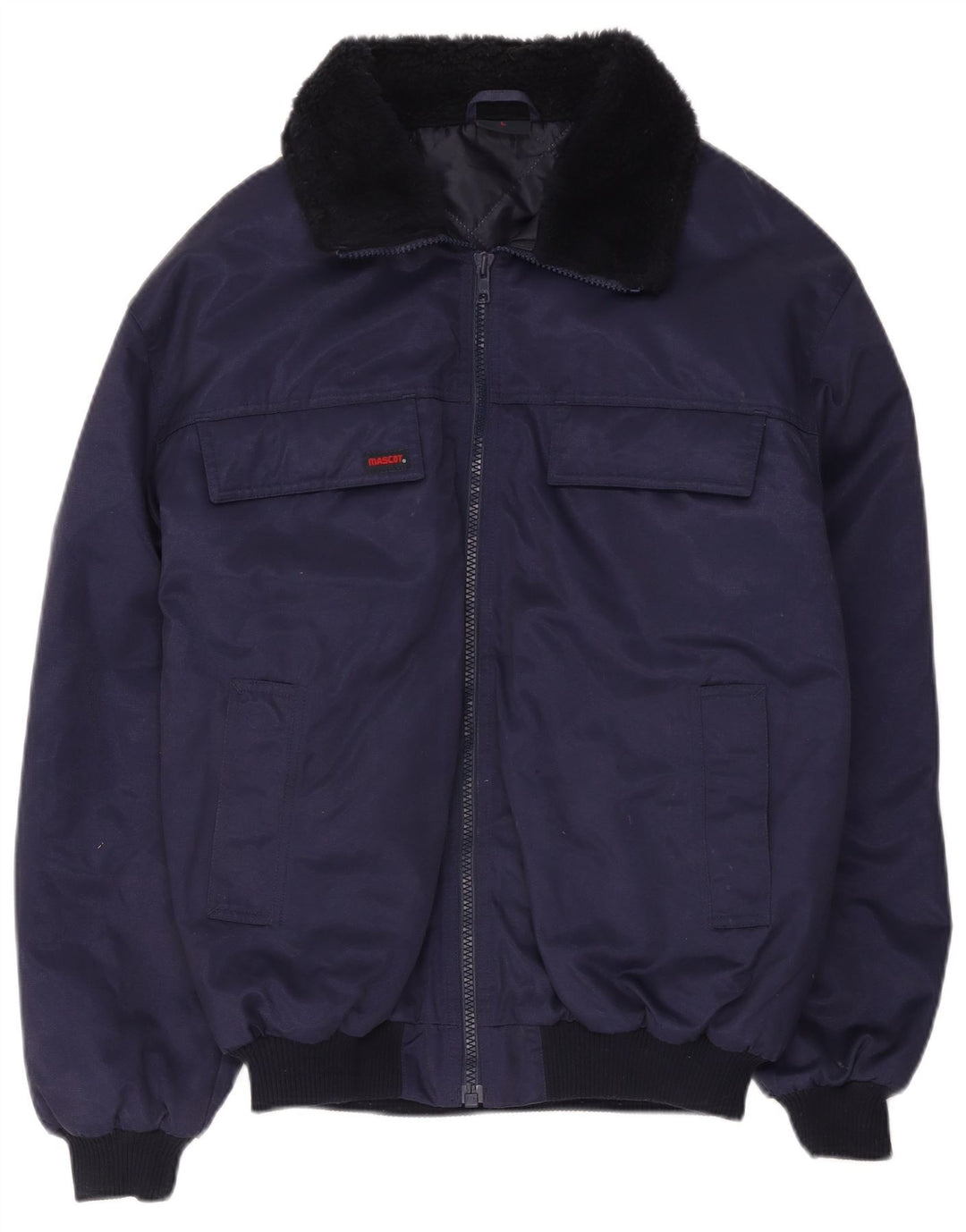 Mascot Blouson Bomber Homme UK 40 Grand Bleu Marine Colorblock Coton