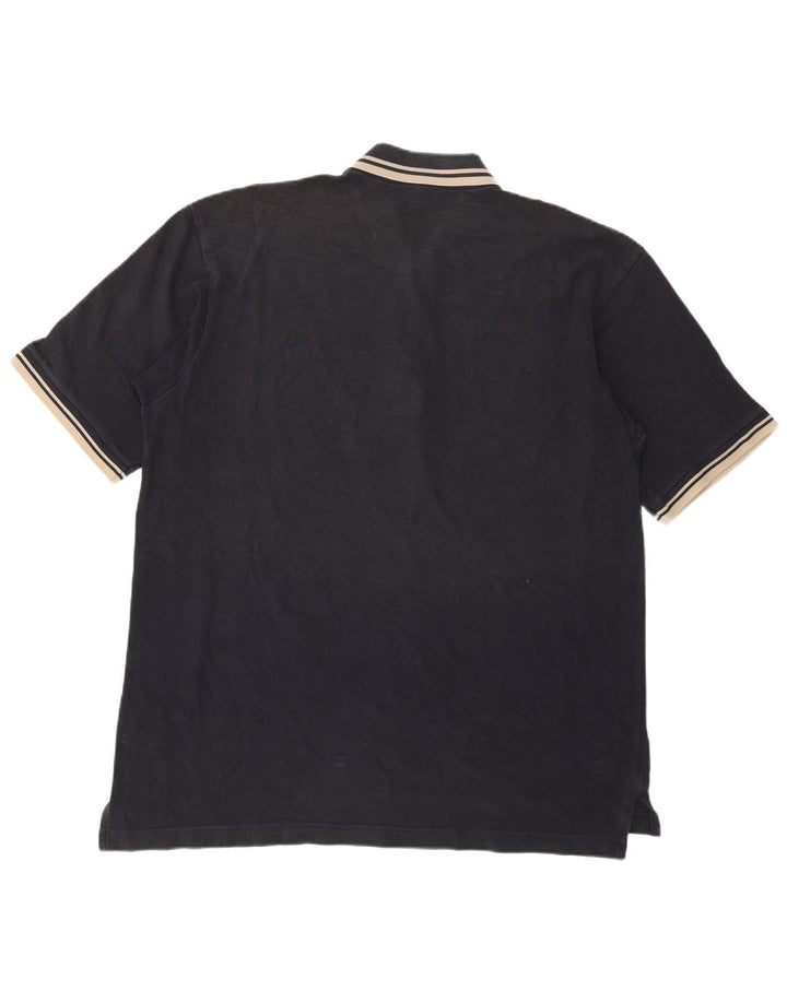 Sergio Tacchini Polo Homme Large Rayé Noir