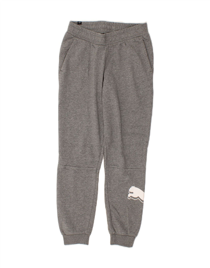 PUMA Mens Graphic Tracksuit Trousers Joggers Small Grey Vintage Puma and Second-Hand Puma from Messina Hembry 