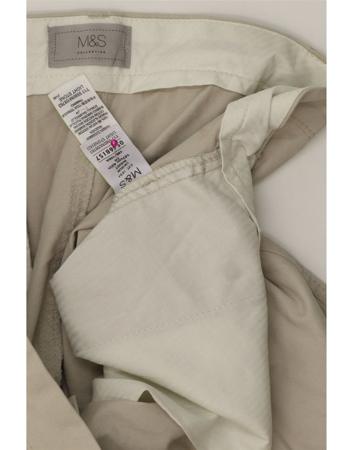 MARKS & SPENCER Short Chino Homme W42 2XL Coton Beige