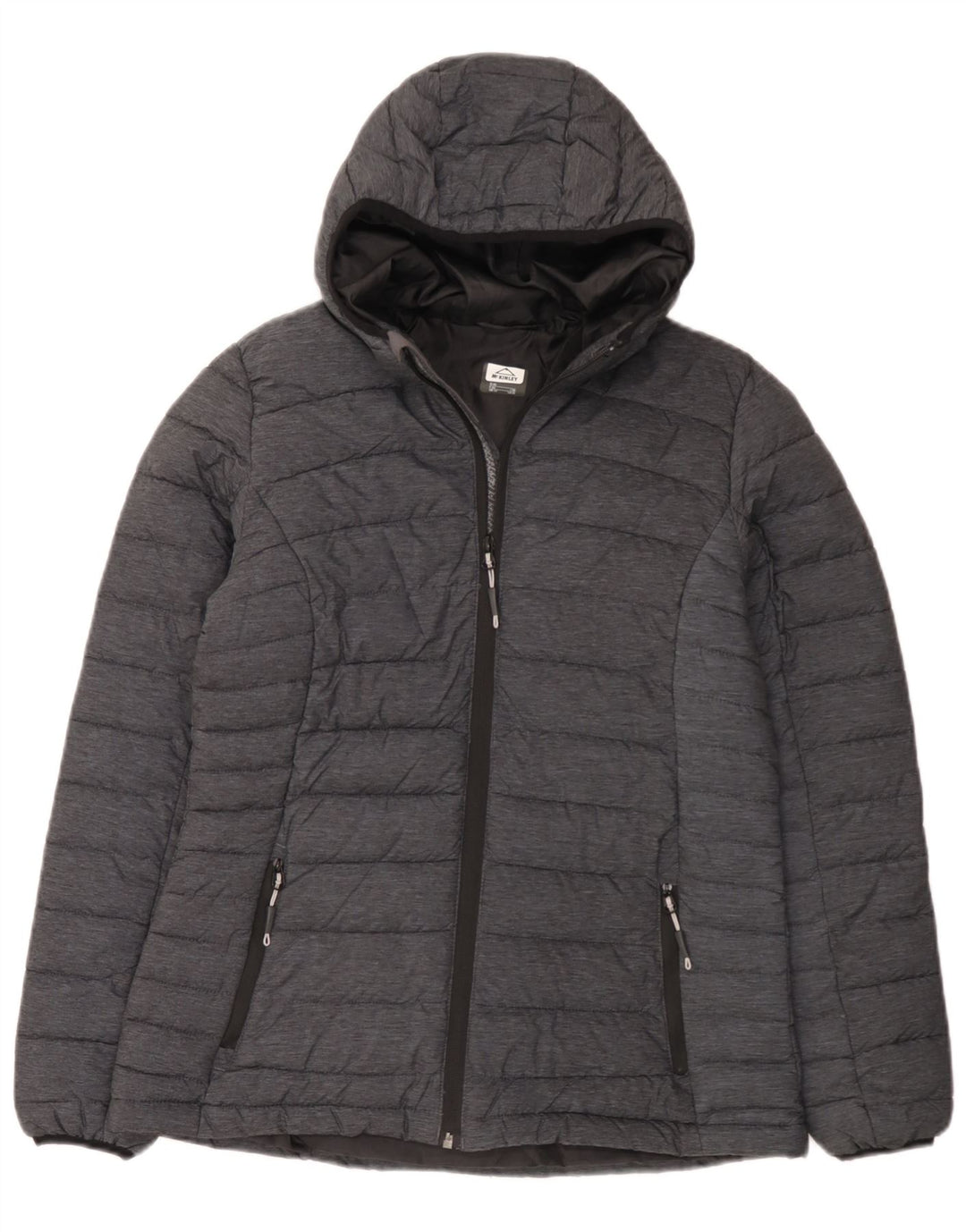 MC Kinley Veste rembourrée à capuche pour femme UK 14 Gris moyen Polyamide