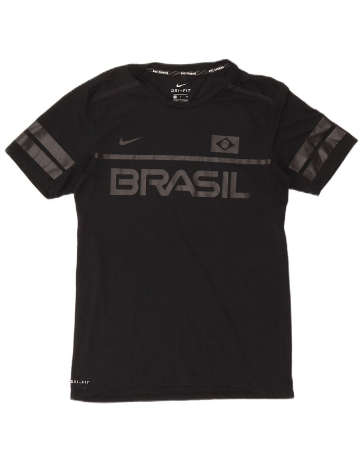 NIKE T-shirt Brasil Graphic pour homme, petit, noir