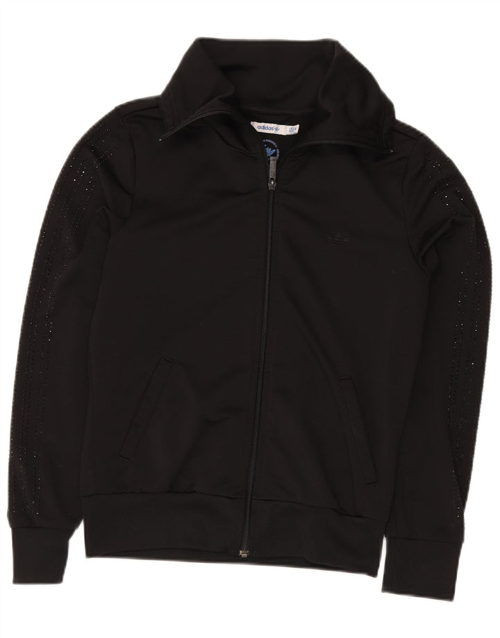 ADIDAS Veste de survêtement pour femme EU 38 Medium Noir Polyester