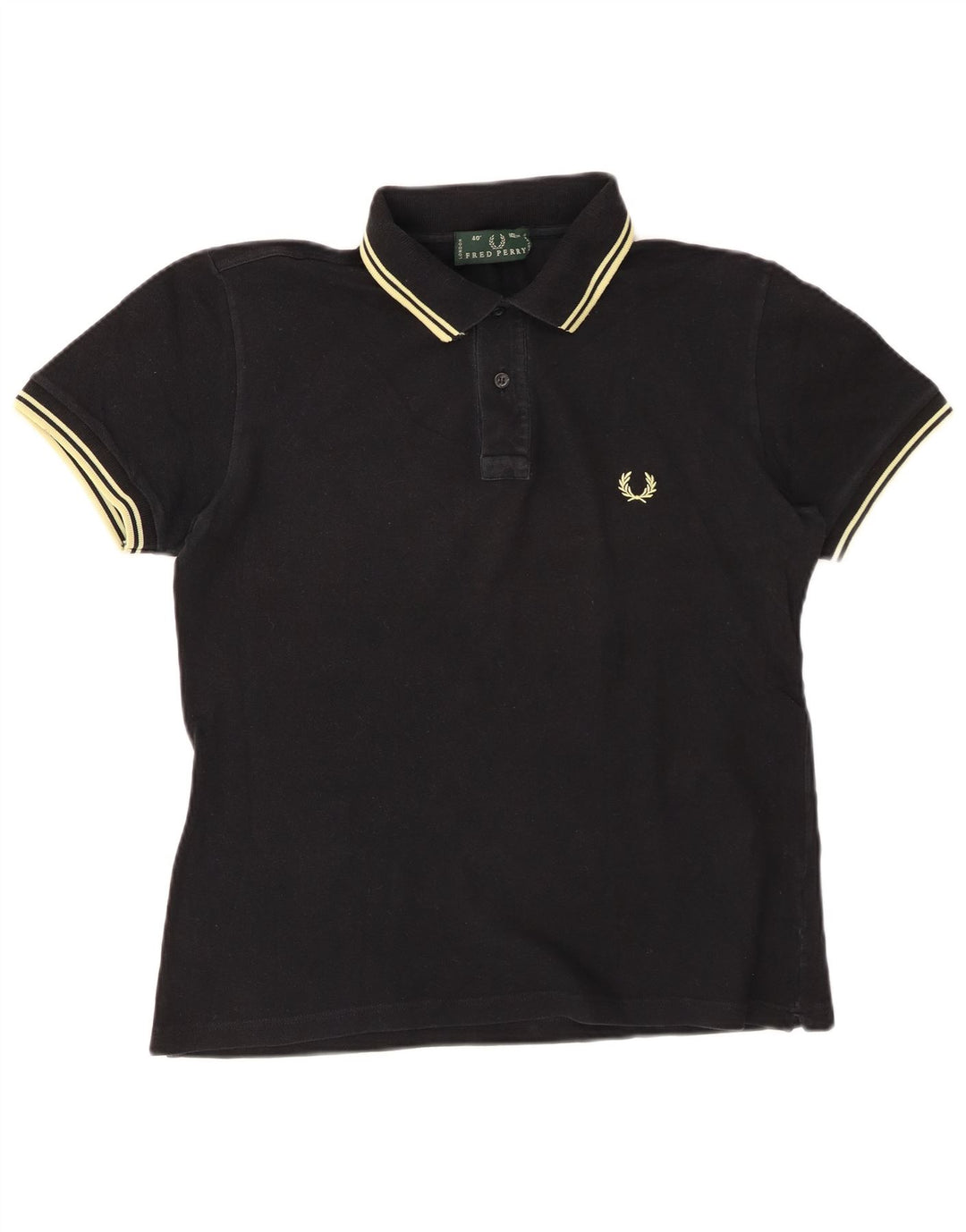 FRED PERRY Polo Homme Coton Noir Moyen