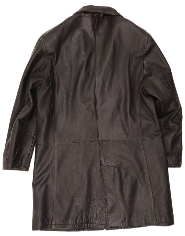 Sorbino Manteau en cuir pour homme UK 44 2XL Noir