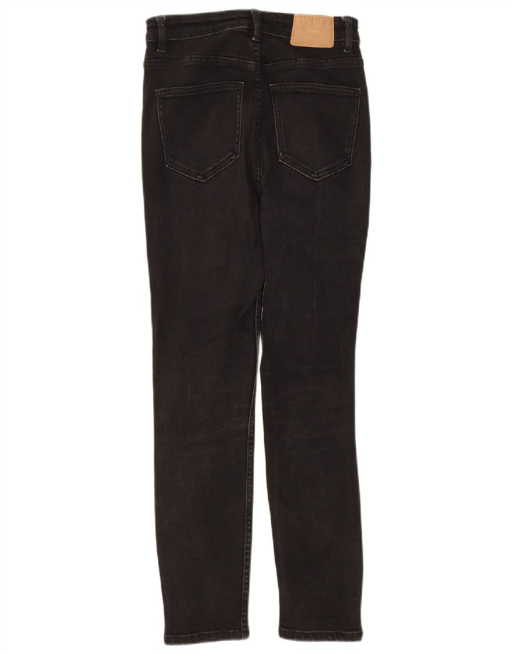Jean skinny femme ZARA EU 36 XS W26 L25 coton noir
