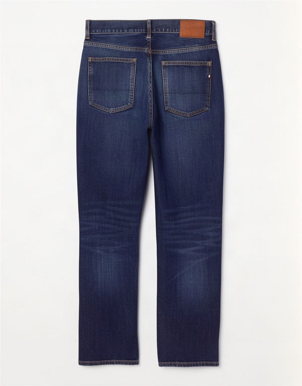 Tommy Hilfiger Jean droit Mercer coupe droite W32 L30 homme bleu marine