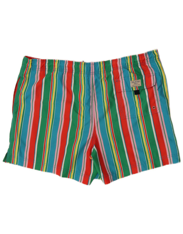Tommy Hilfiger Short de bain XL pour homme en polyester rayé multicolore