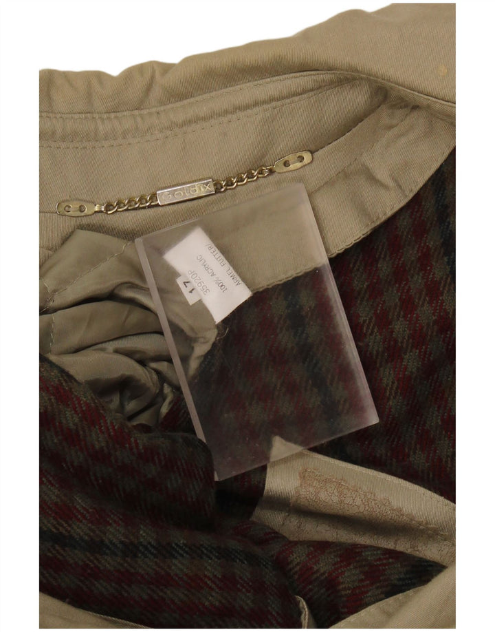 GOLDIX Trench Femme US 17 2XL Beige Acrylique