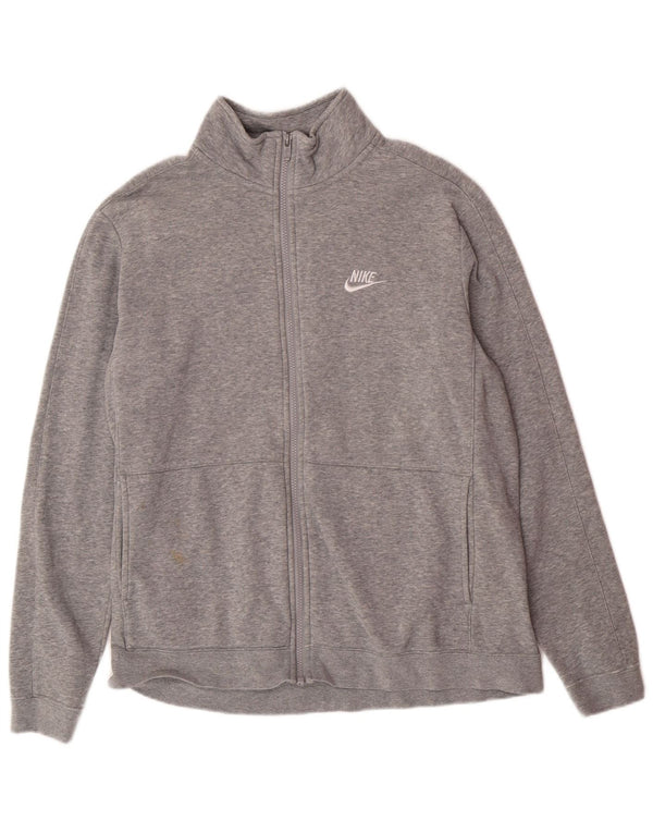 Nike Veste de survêtement pour homme en coton gris Taille L