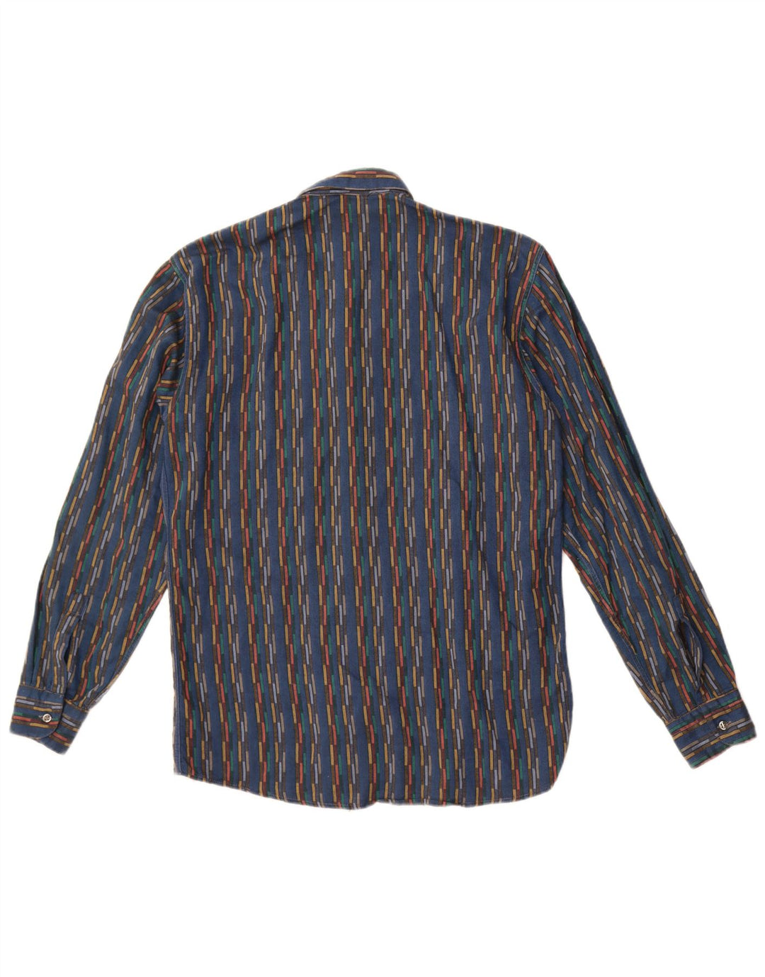 Chemise en flanelle Master pour hommes, petites rayures bleues