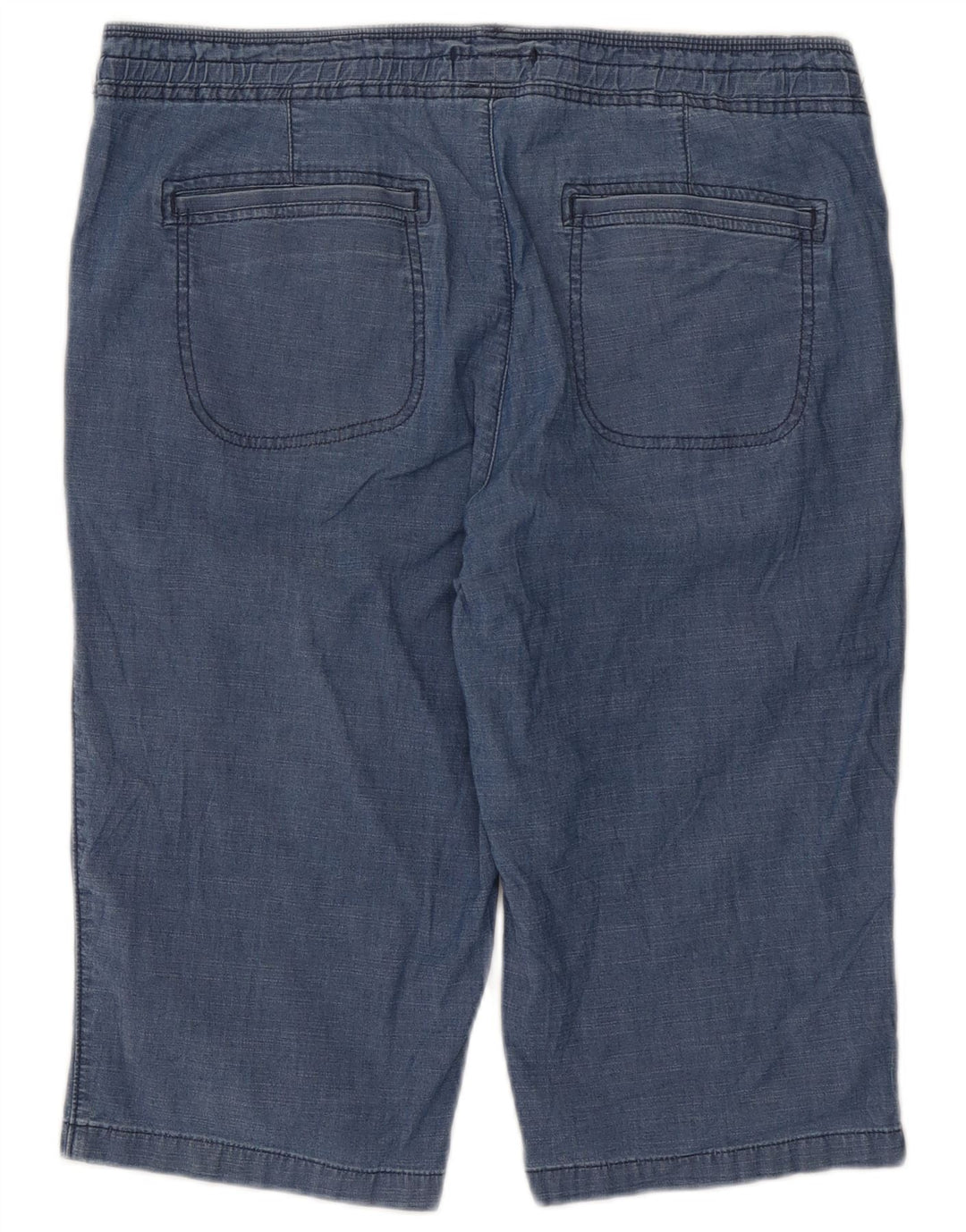 Lee Bermuda taille moyenne pour femme, coupe décontractée, UK 16 2XL W38, coton bleu