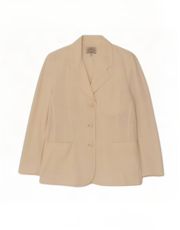 Armani Jeans Veste Blazer 3 Boutons Femme IT 44 Blanc Moyen