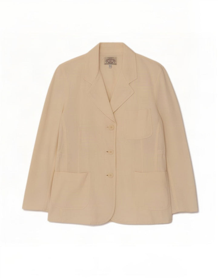 Armani Jeans Veste Blazer 3 Boutons Femme IT 44 Blanc Moyen