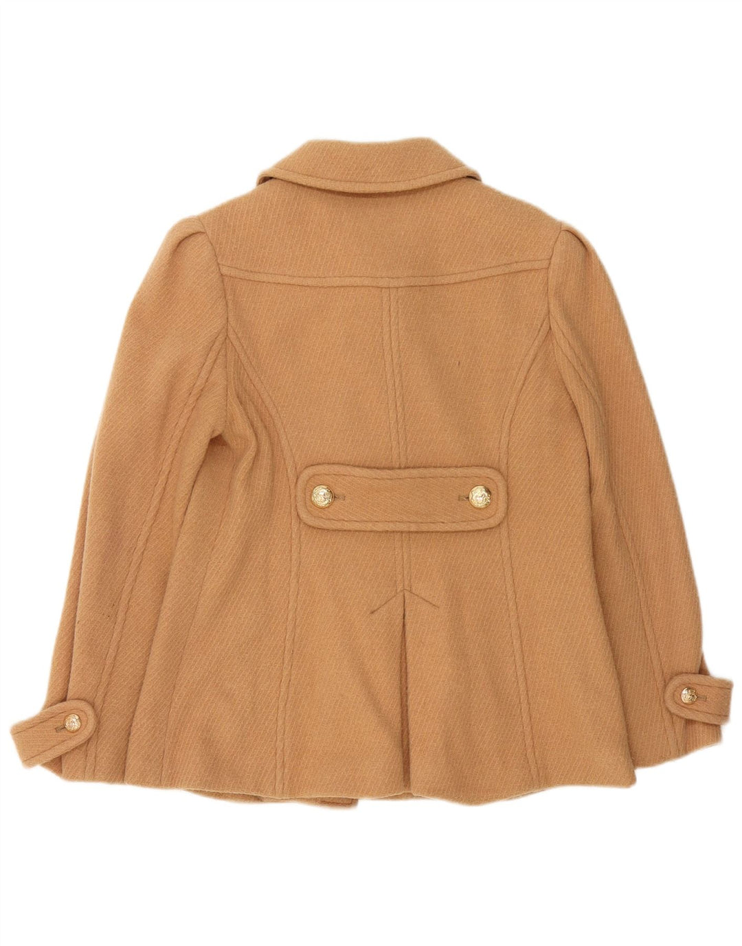 Juicy Couture Veste Duffle Femme UK 12 Laine Marron Moyen