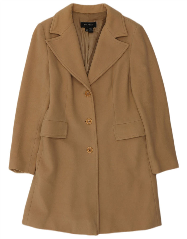 Zara Femme Pardessus EU 42 Grande Laine Beige