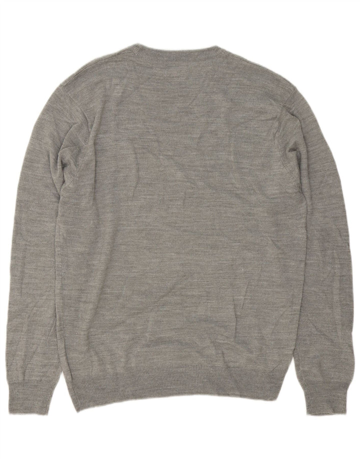Pierre Cardin Pull col rond homme grand gris acrylique