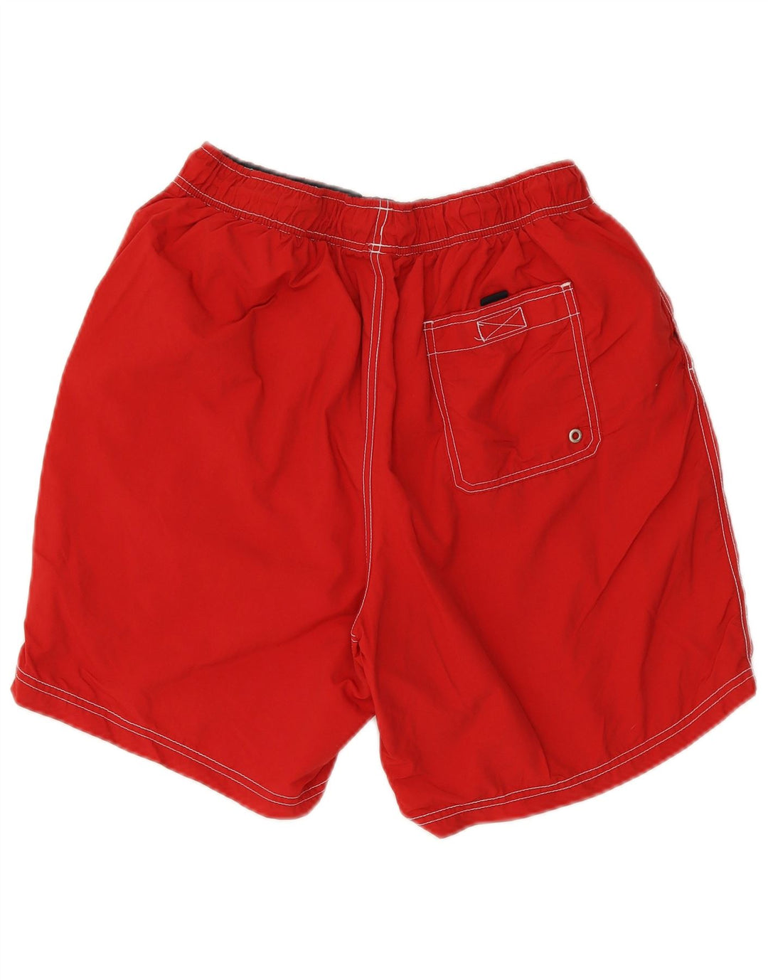 Nautica Short de Bain Homme Nylon Rouge Moyen